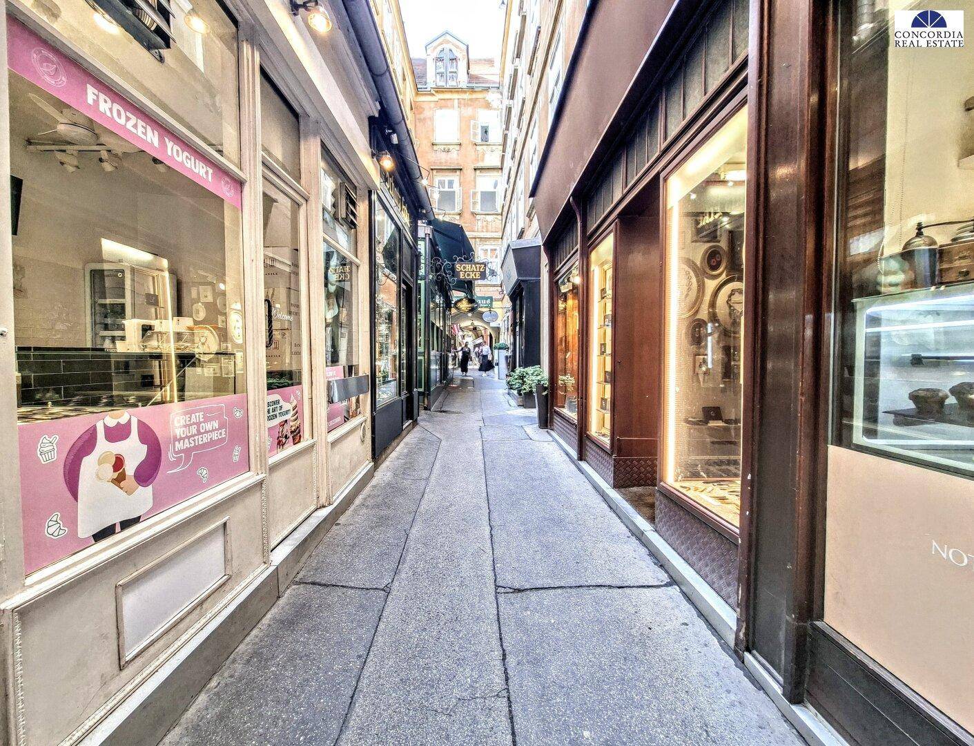 Zugangn Wohnung -Passage Wollzeile zu Lugeck