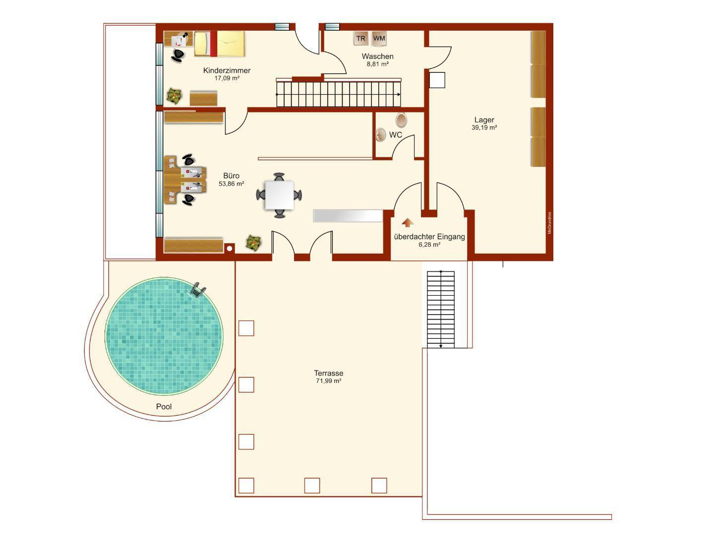 Schematischer Plan KG