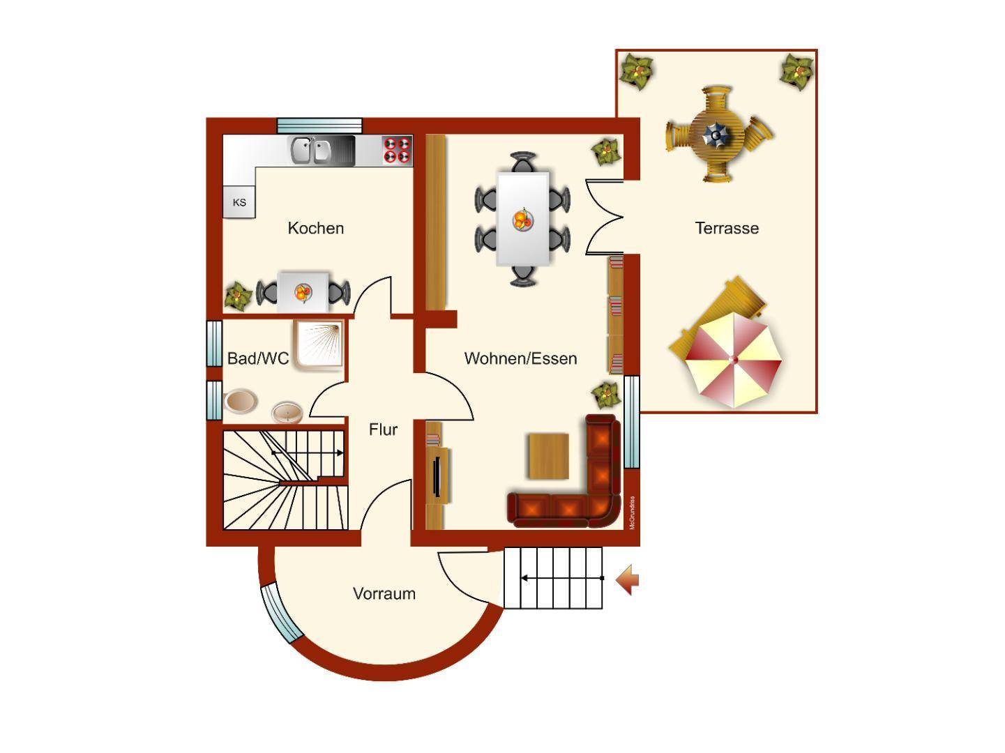 EG - Schematischer Plan