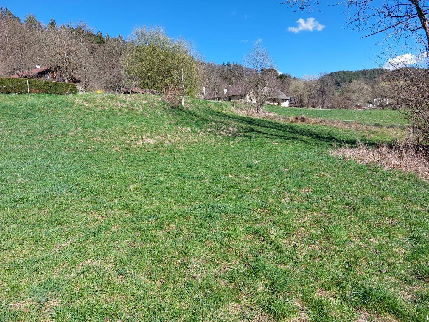 Grundstück Blick südost