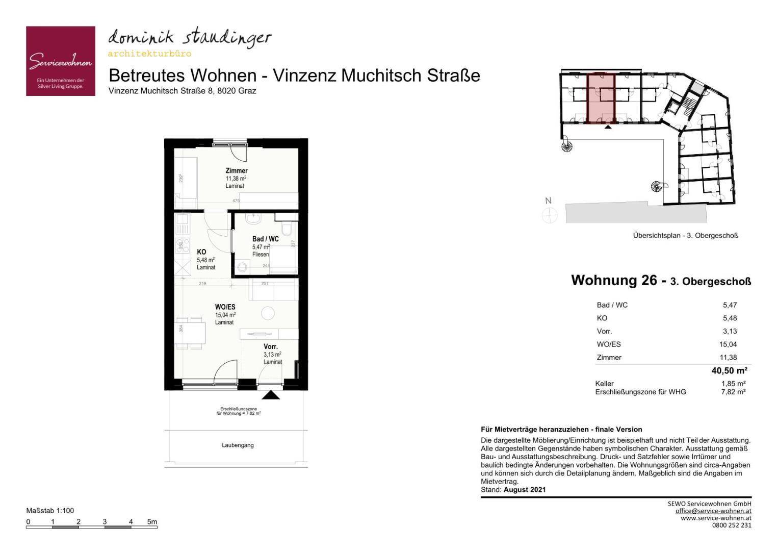 Grundriss TOP 26