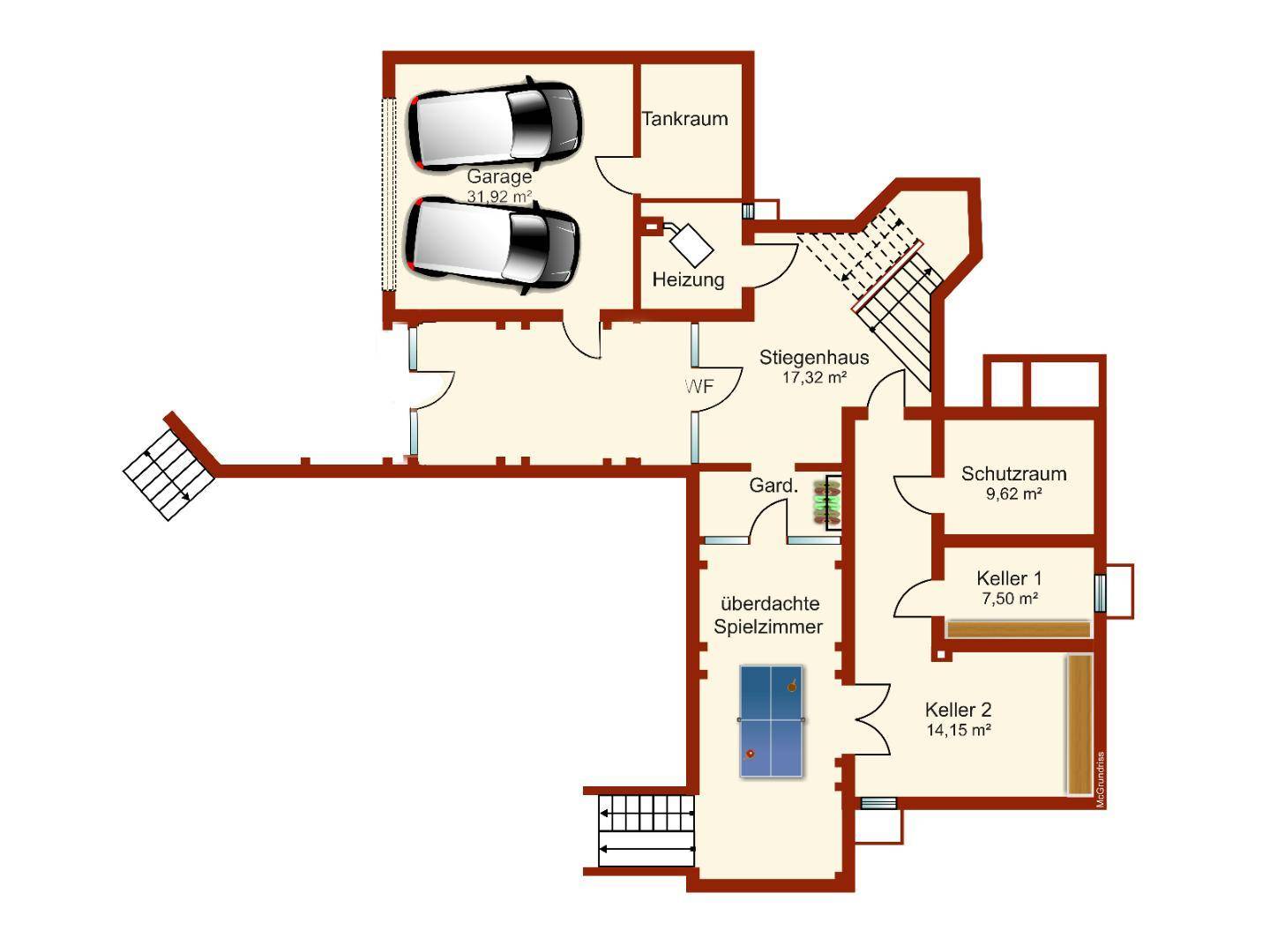 Schematischer Plan KG