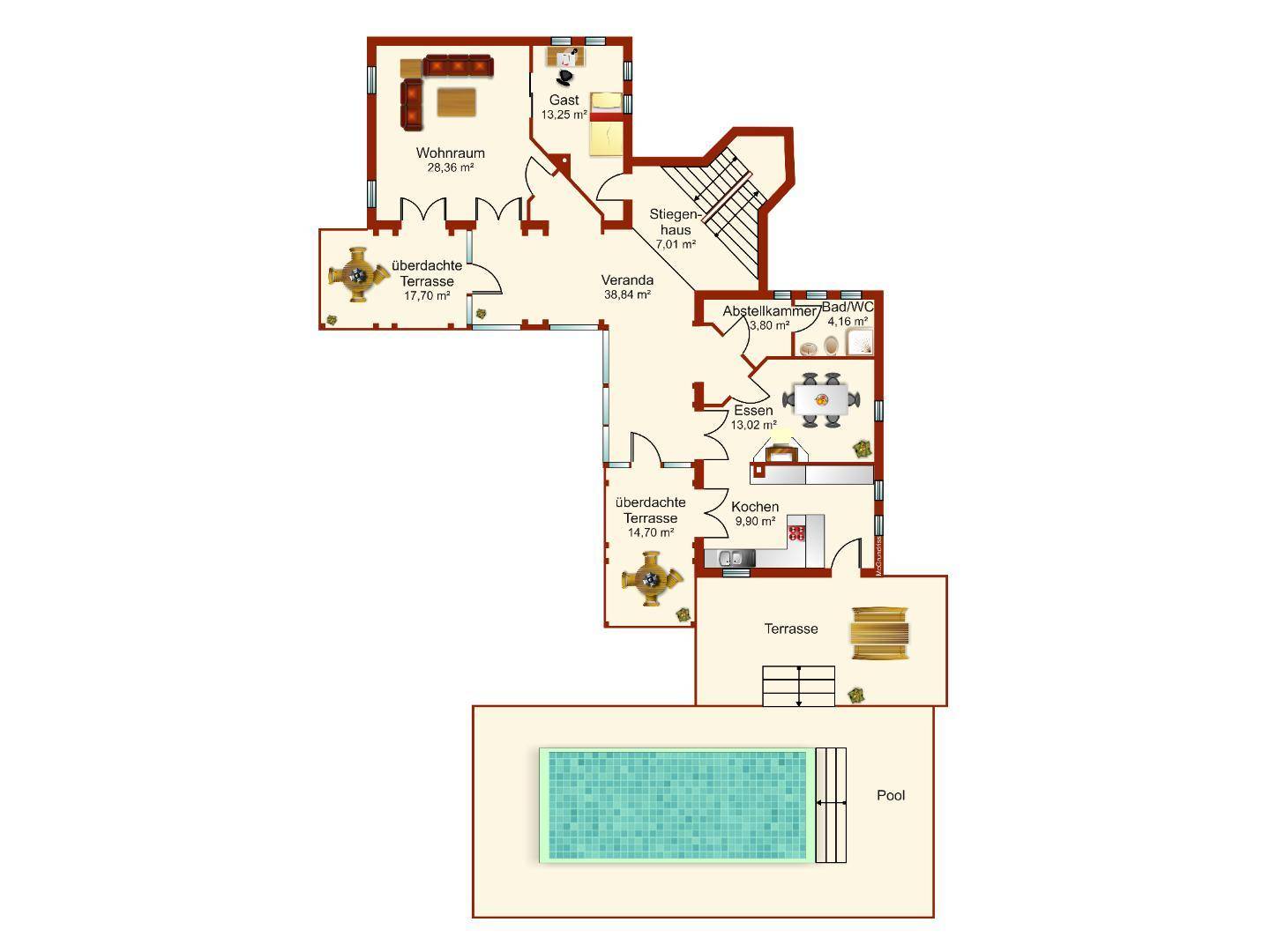 Schematischer Plan EG