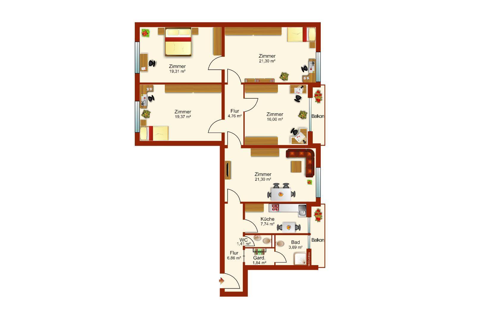 Schematischer Plan