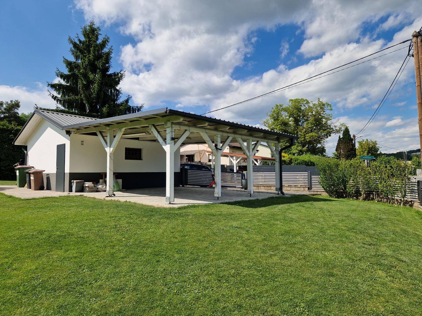 Garage + Doppelcarport