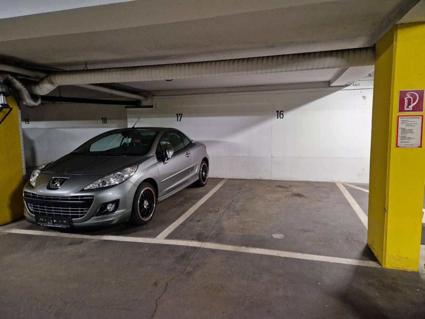 Tiefgarage gegen Aufpreis