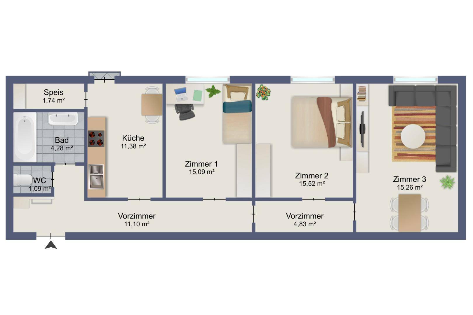 Schematischer Plan