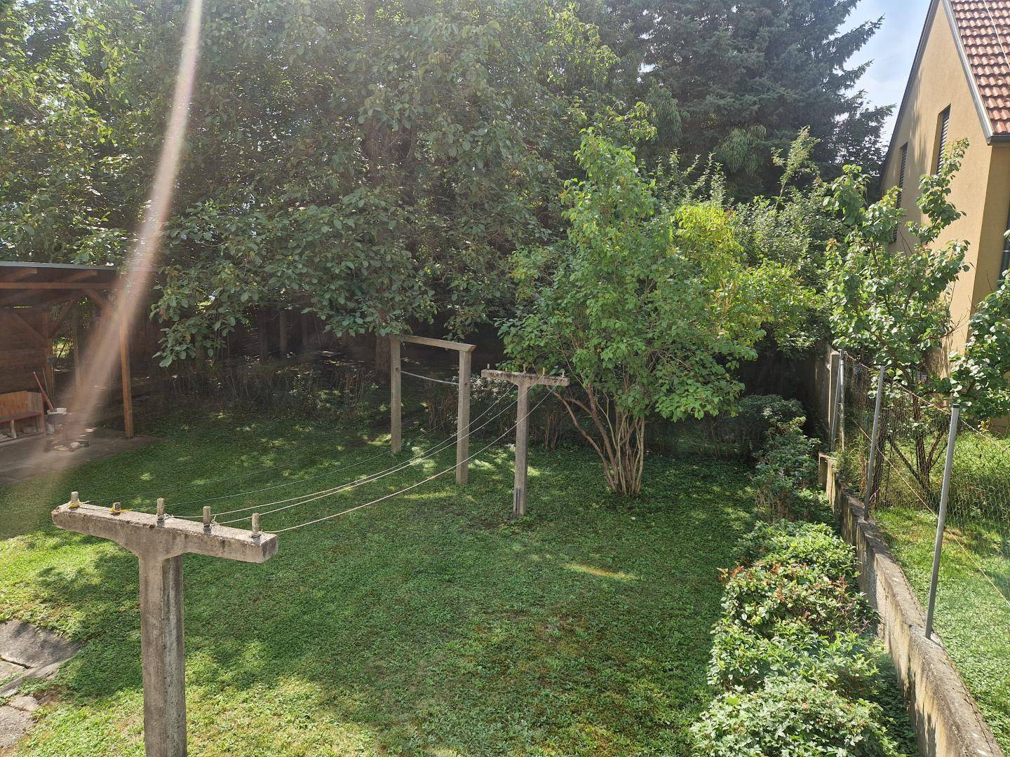 Blick aus der Wohnung