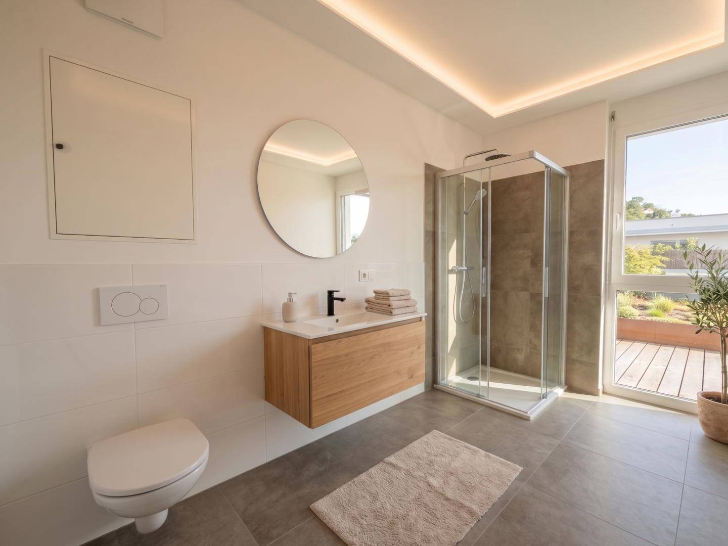 ERSTBEZUG: Moderne 2-Zimmer-Wohnung mit Eckterrasse – další