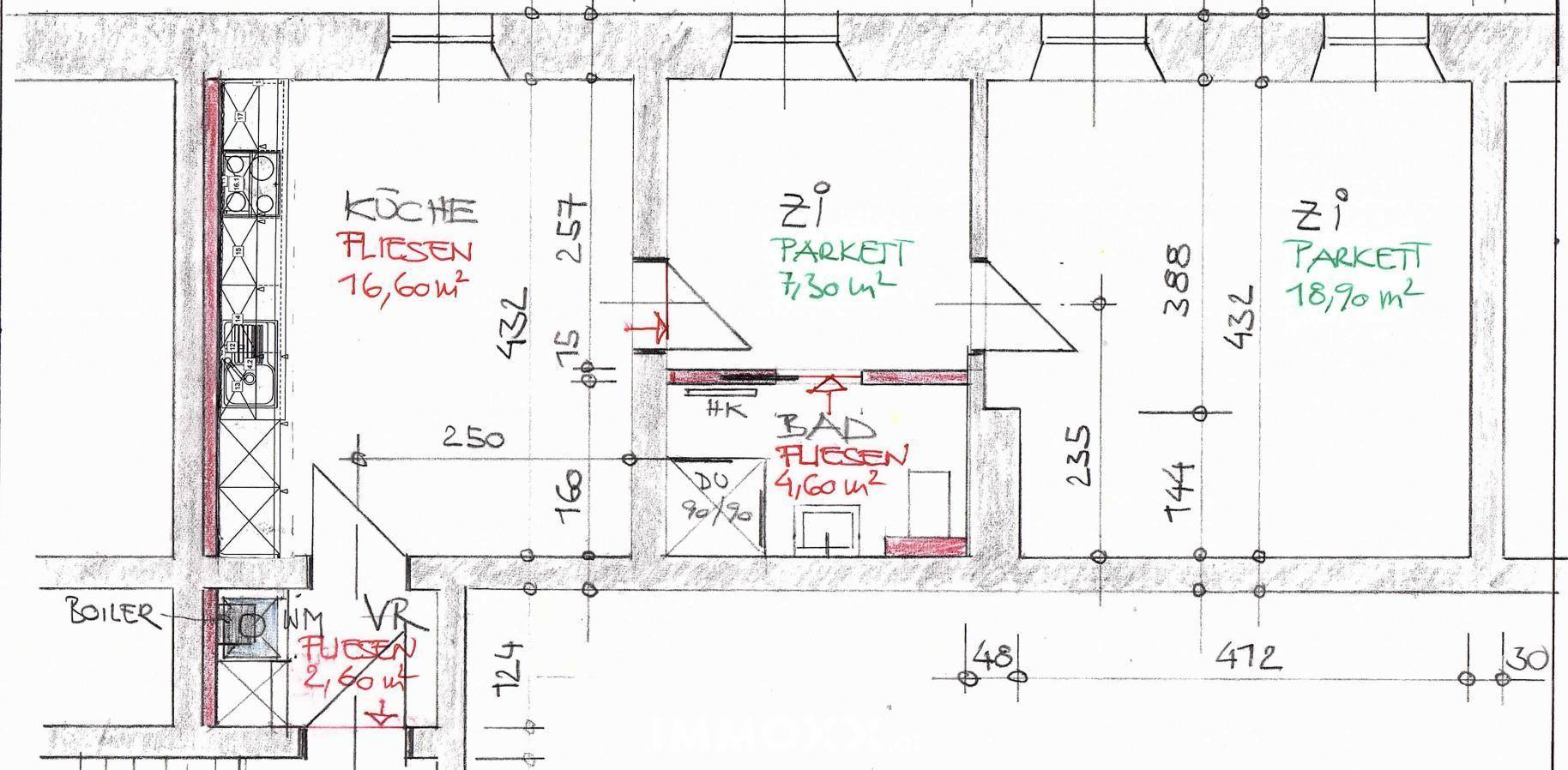 Lichtdurchflutete renovierte Wohnung in Graz/Geidorf zu vermieten - View 6