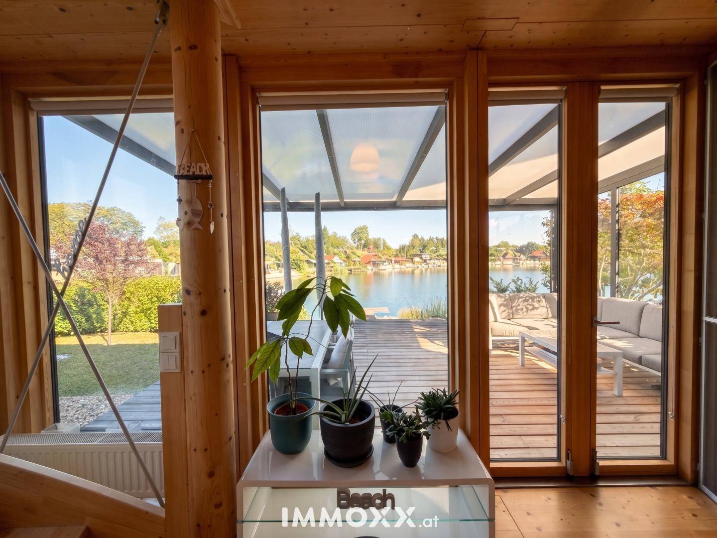 Blick vom Wohnzimmer