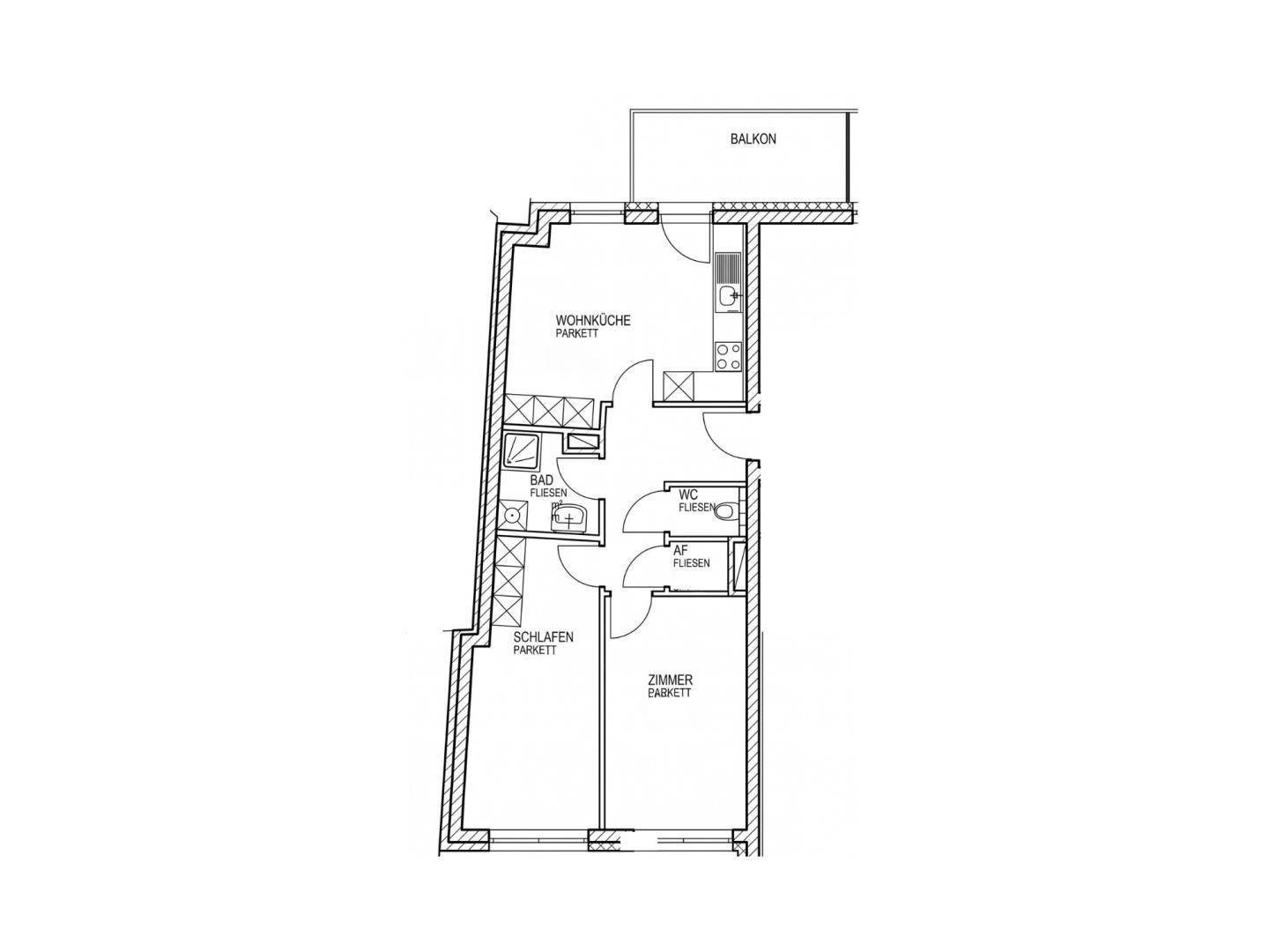Grundriss Grenadiergasse