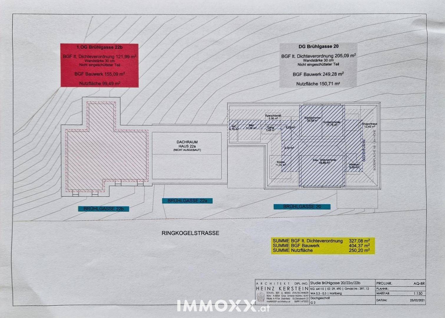 Plan Dachgeschoss