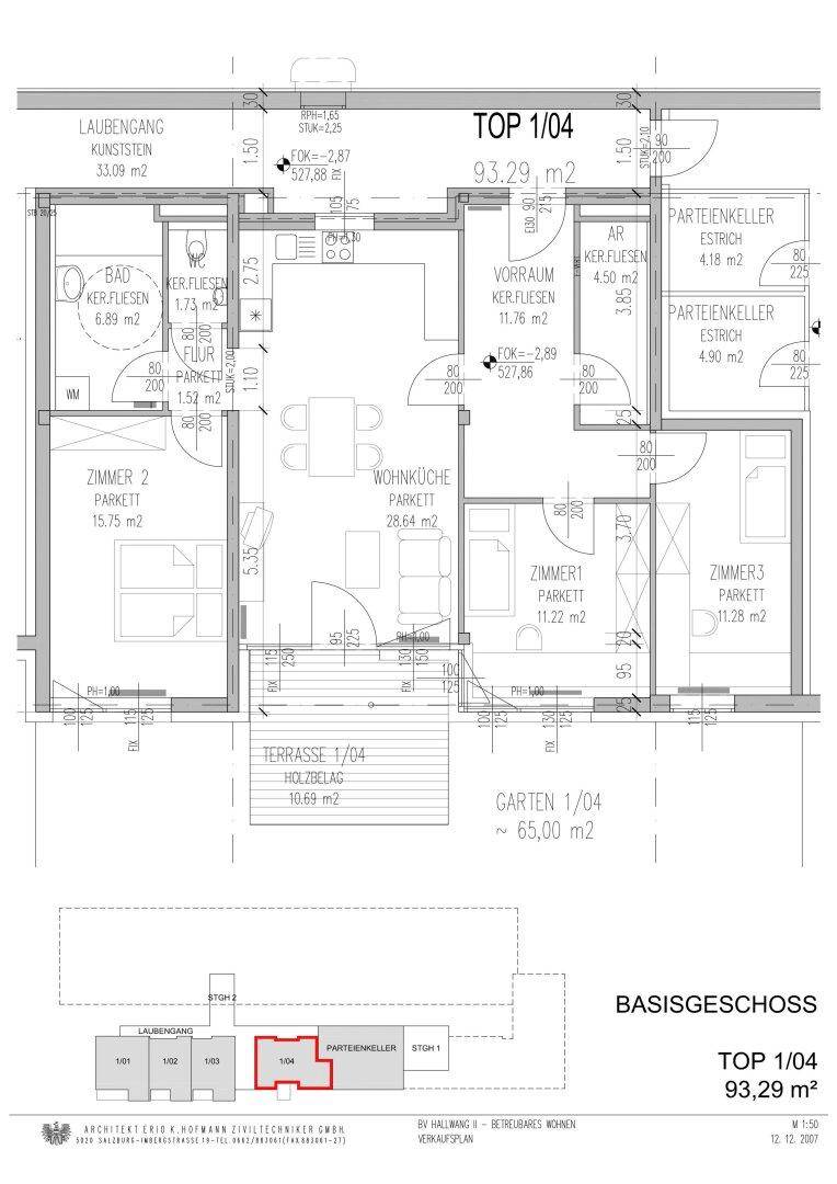 Wohnungsplan