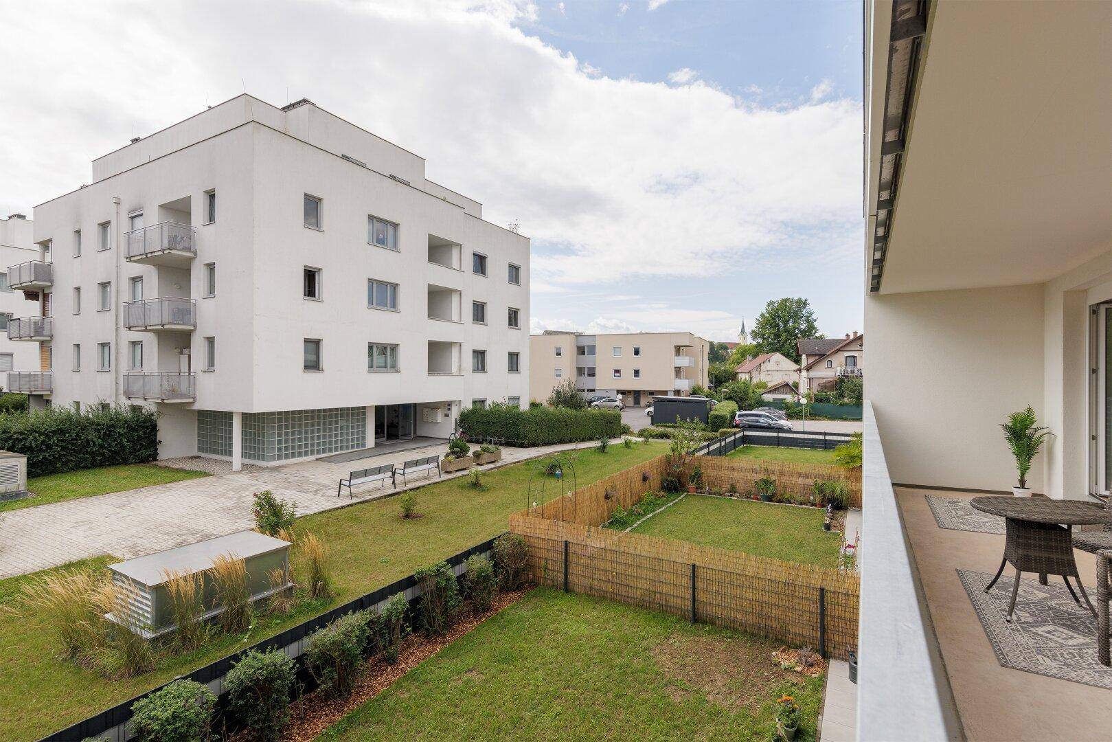 Musterwohnung Außenbereich