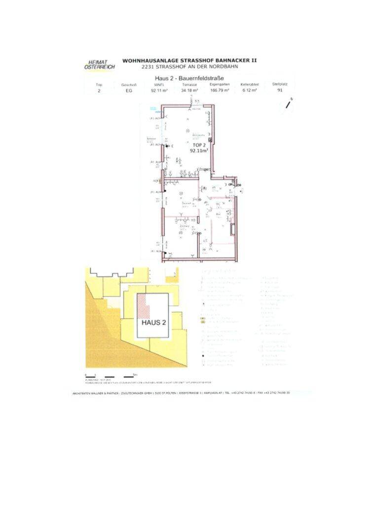 Moderne 3-Zimmer Gartenwohnung in Strasshof - Ansicht 2