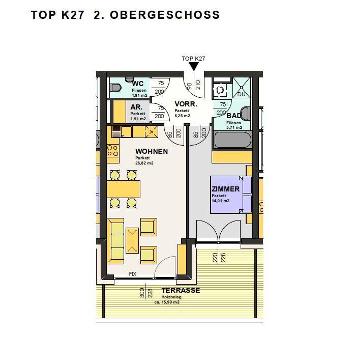 Grundriss Top K27