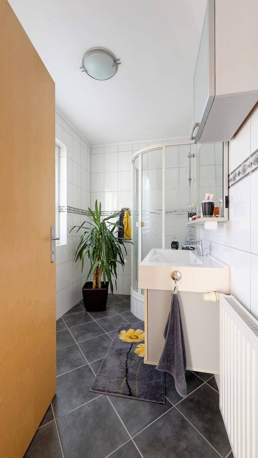 Badezimmer und WC Eingangsbereich EG