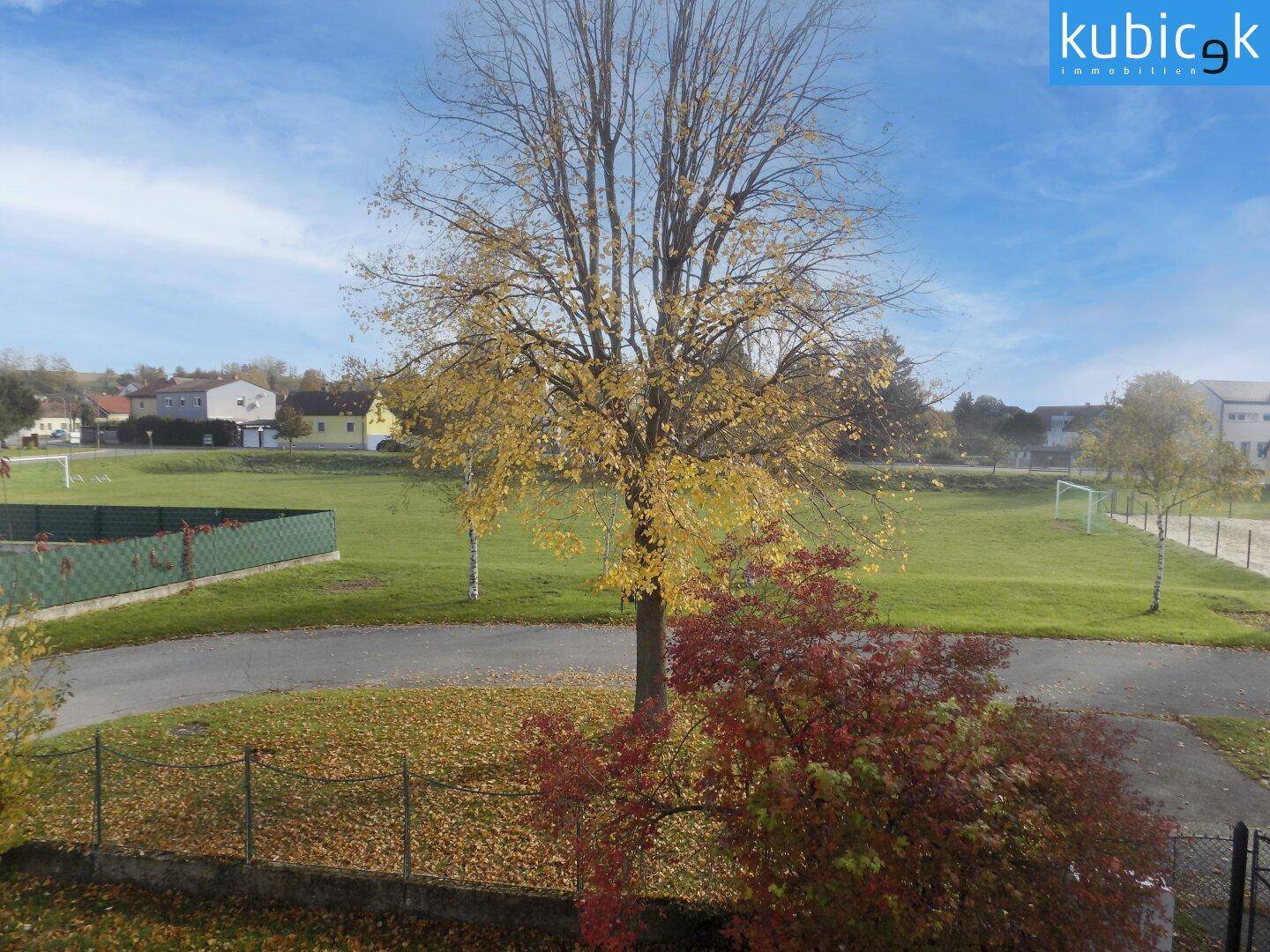 Ausblick vom Balkon