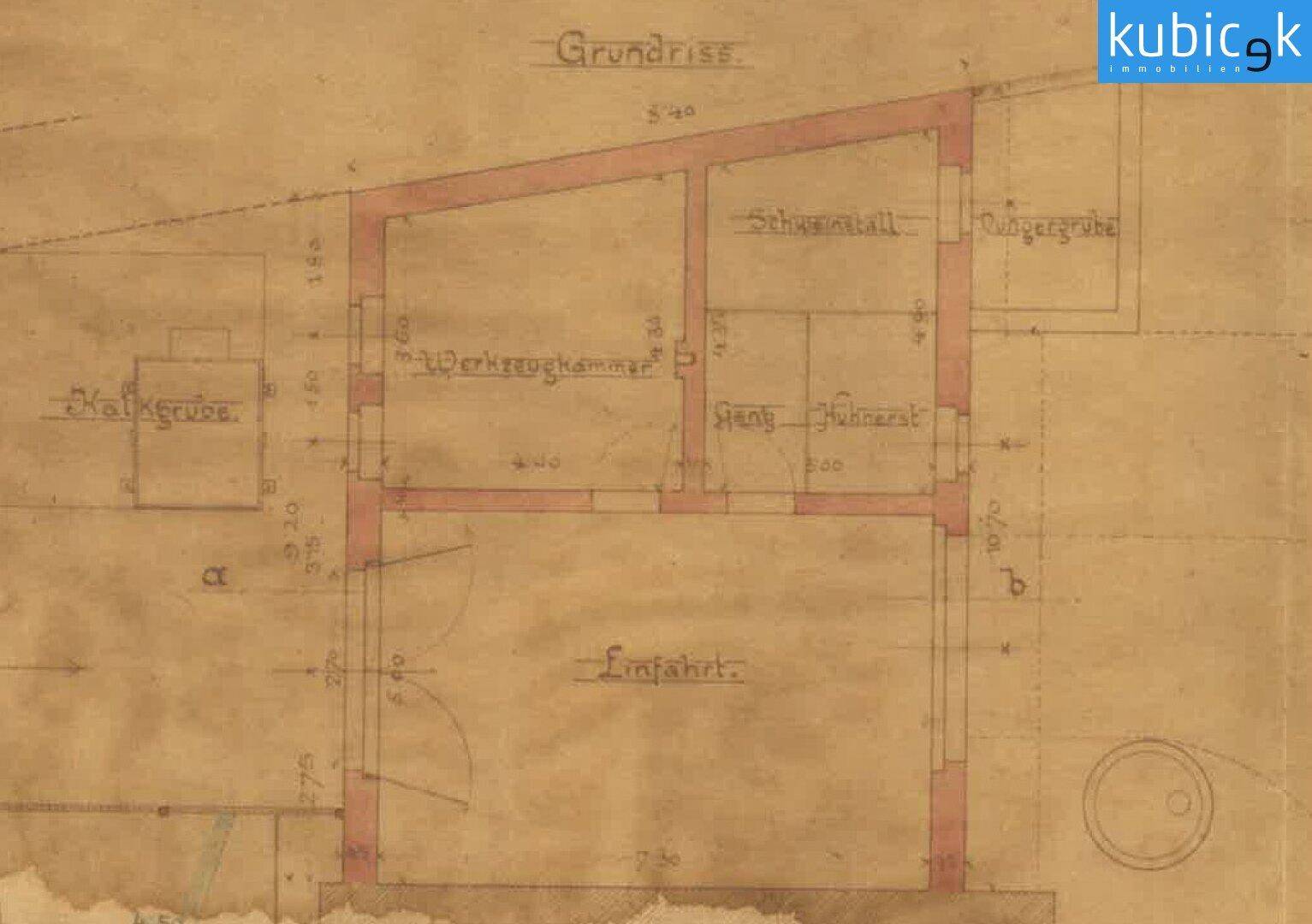 Plan Nebengebäude