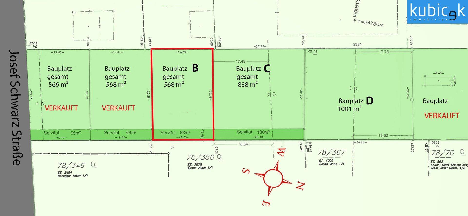 Plan Bauplatz B