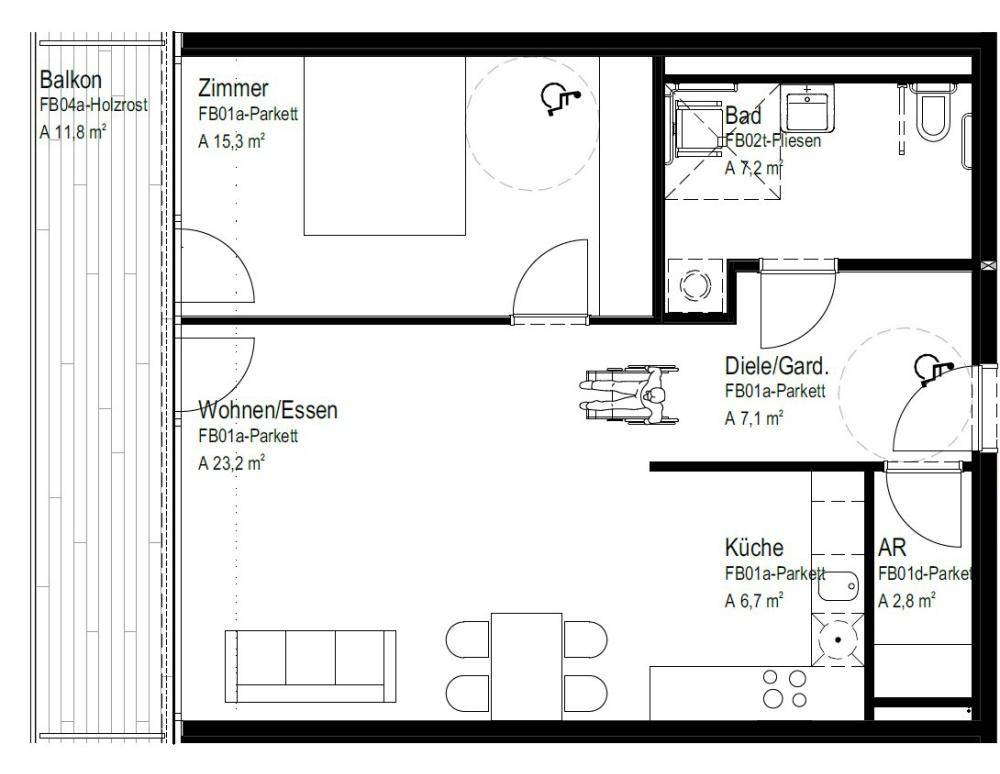 Grundriss - Wohnung