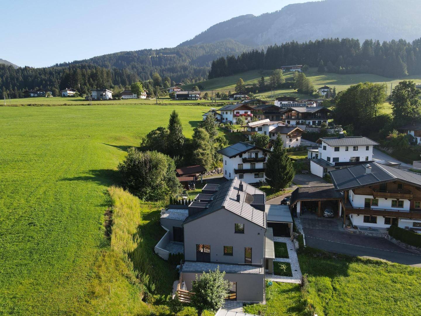 Reihenhäuser in Sonnenlage