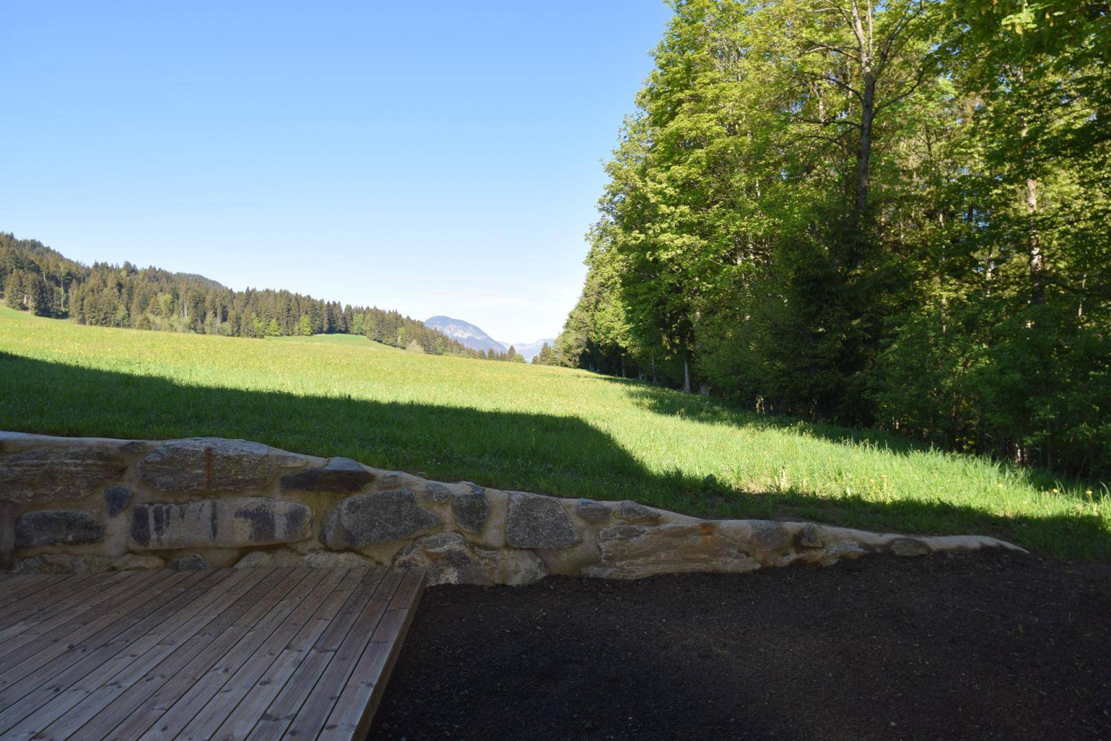 Ausblick von der Terrasse