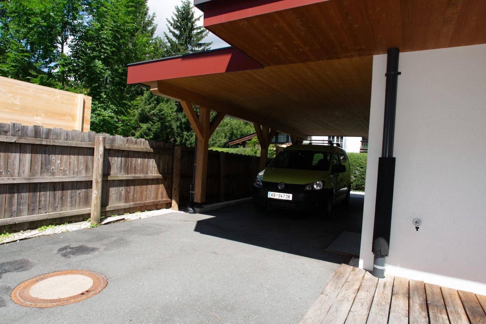 Carport für zwei Autos