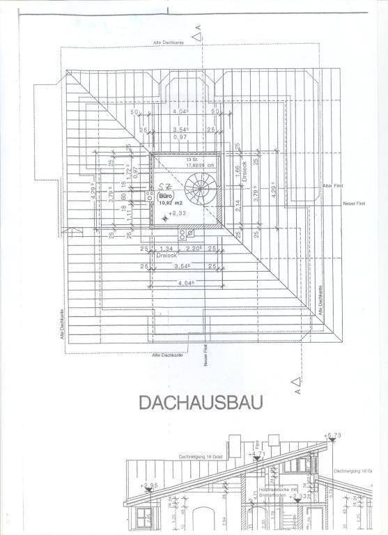 Plan - Dachausbau