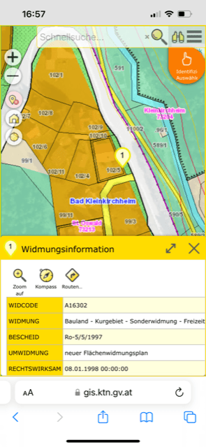 Widmungsinformation