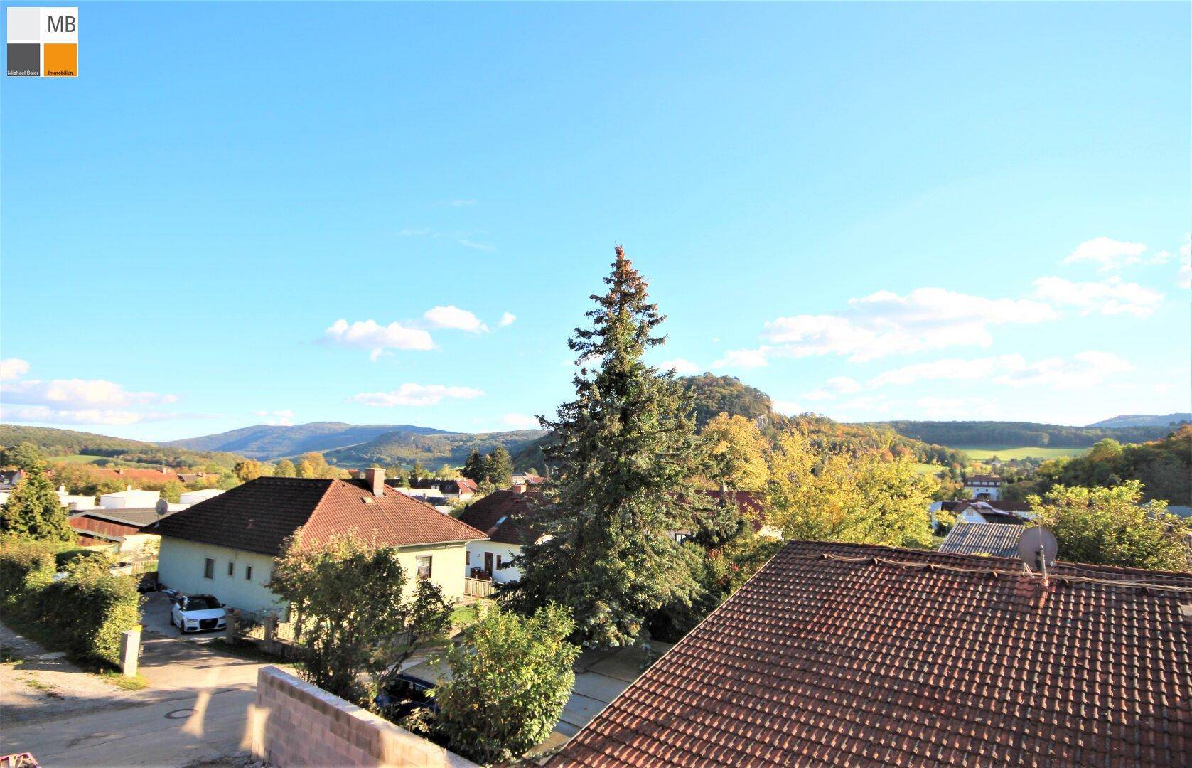 Blick aus dem Schlafzimmer