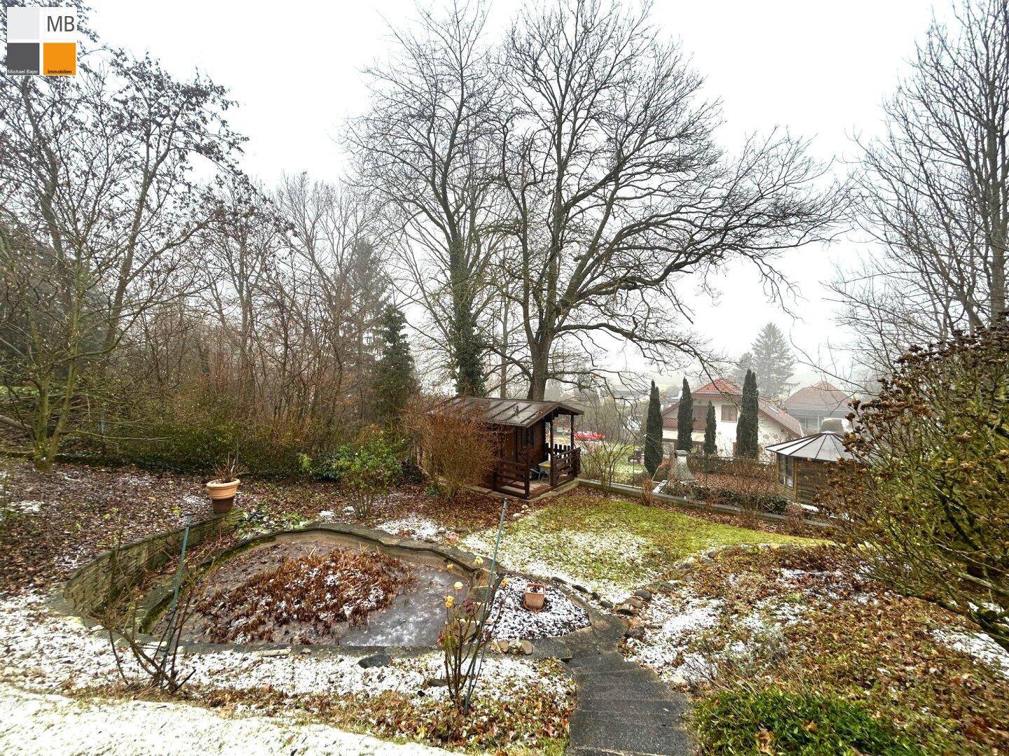 Garten im Winter