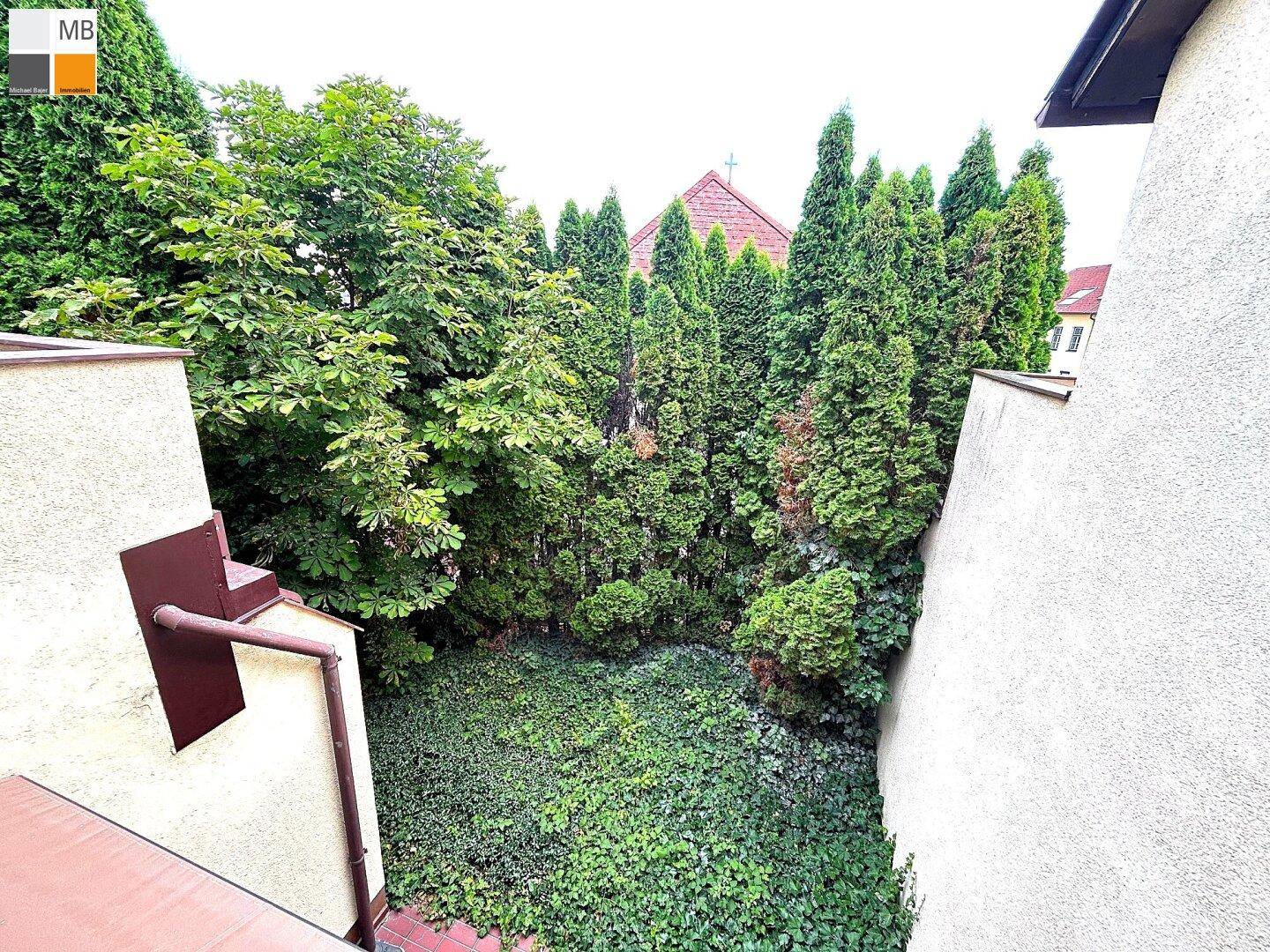 Blick vom Schlafzimmer