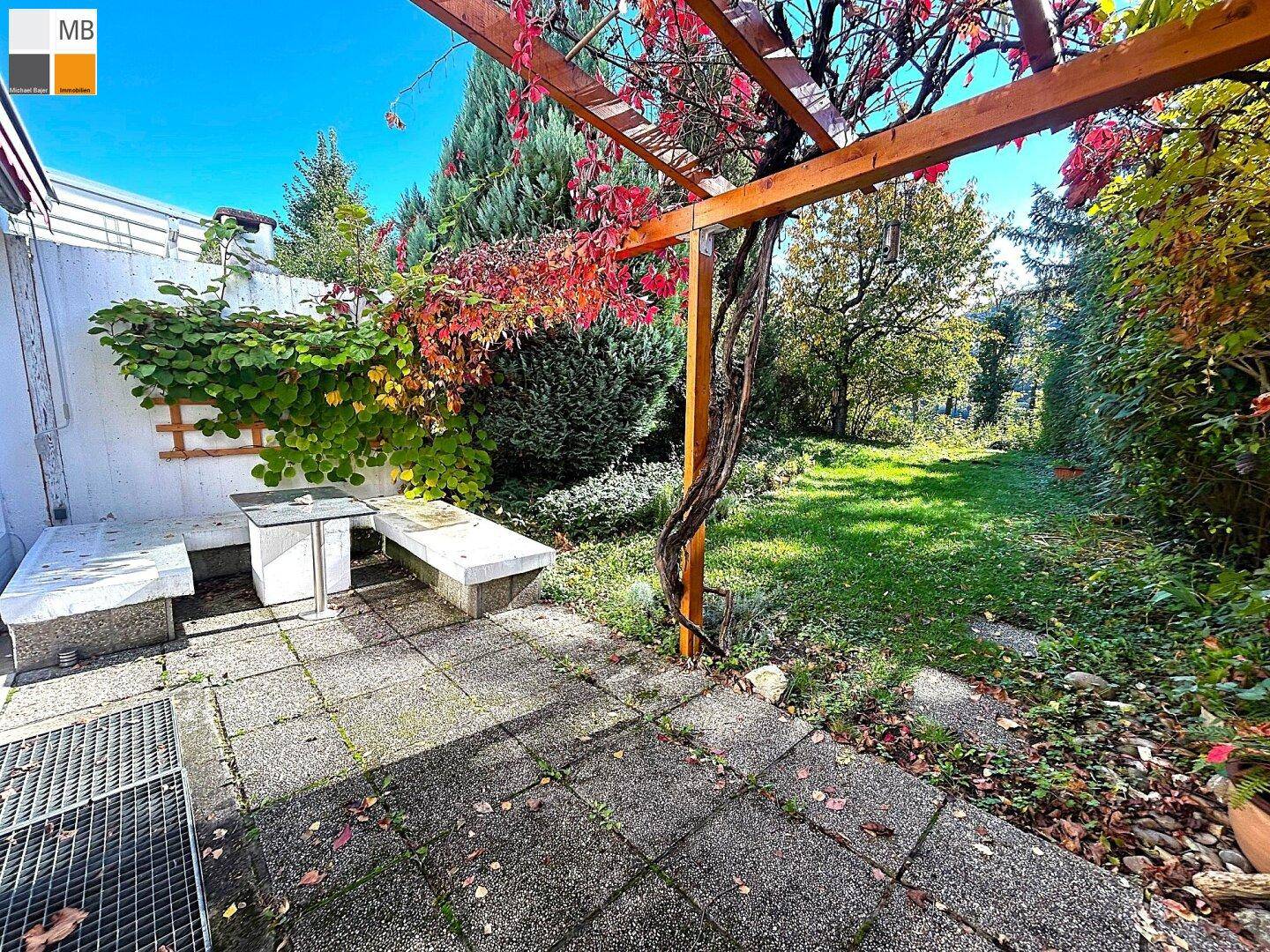 Terrasse Herbst