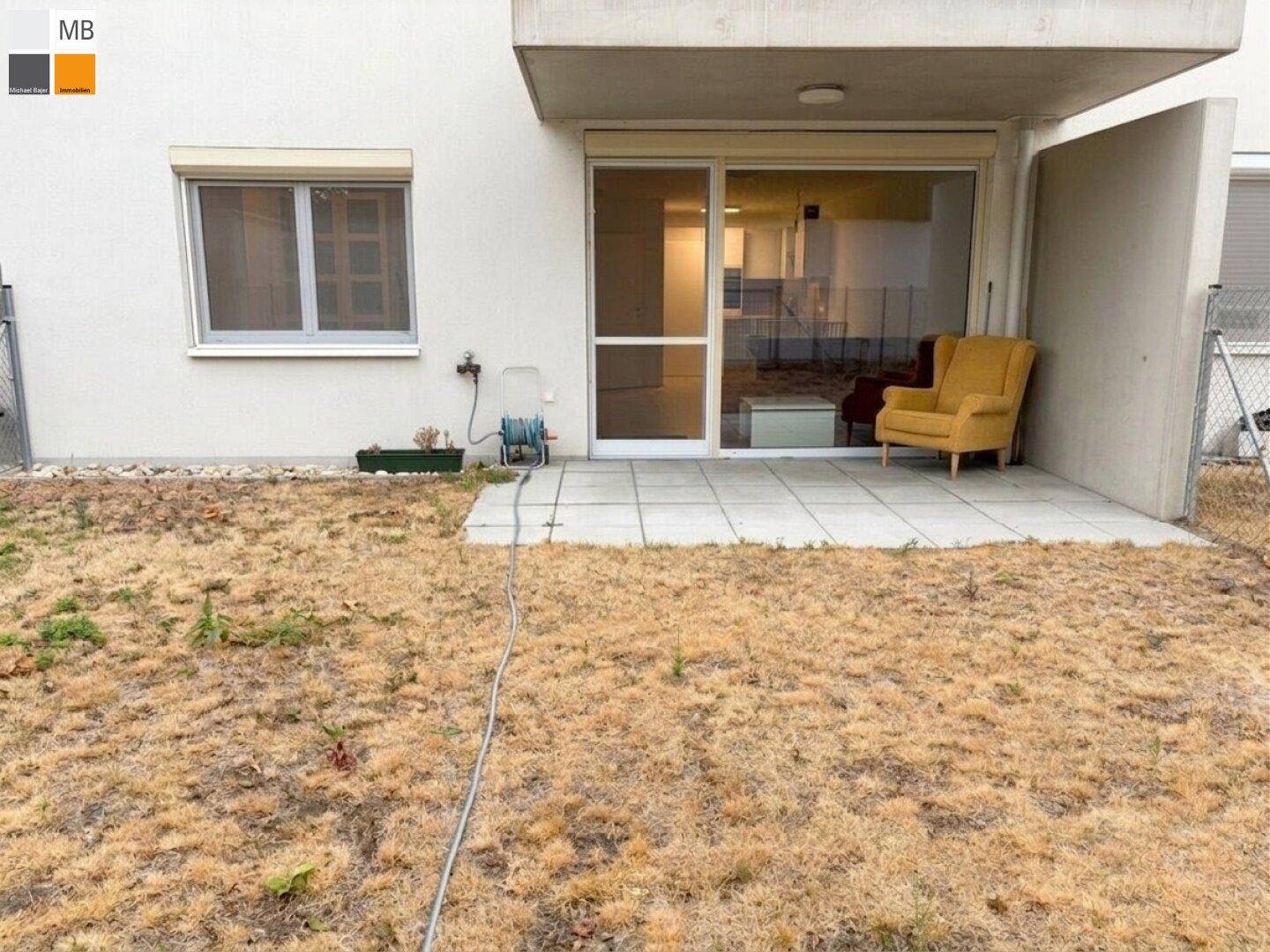 Blick zur Wohnung