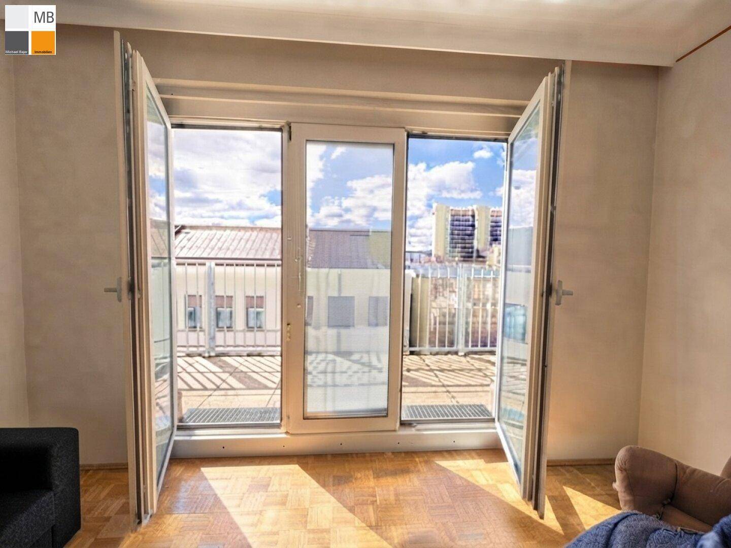 Blick zur Terrasse