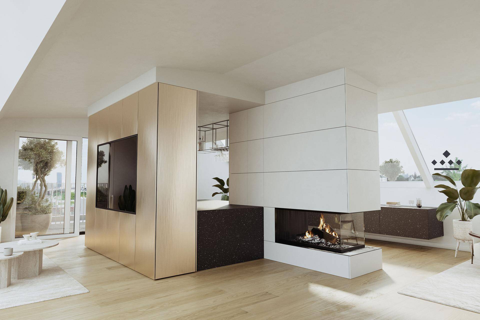 Das_Severin_Kamin_Wohnzimmer_Top11_Luxuswohung-1190-Wien_Penthouse-Wien