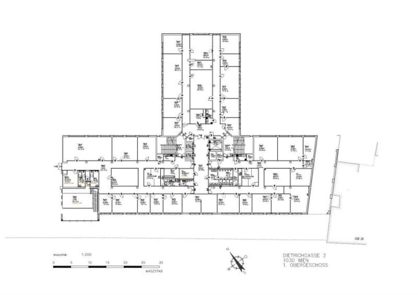 Dietrichgasse 17-25_Ebene E_Plan 1.OG