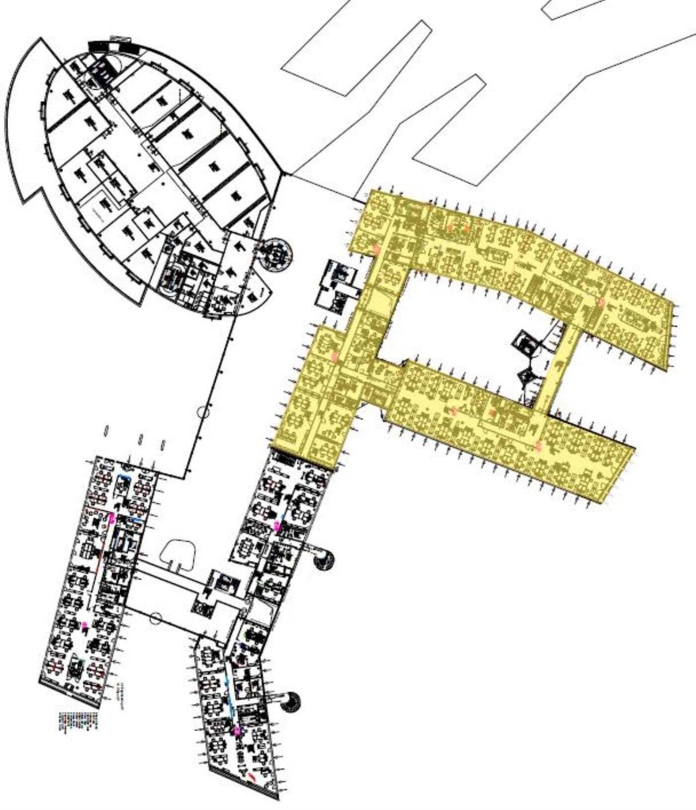 Plan Gebäude 1OG