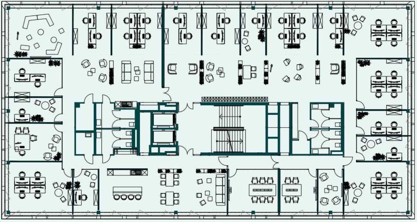 Plan Regelgeschoß Closed Space