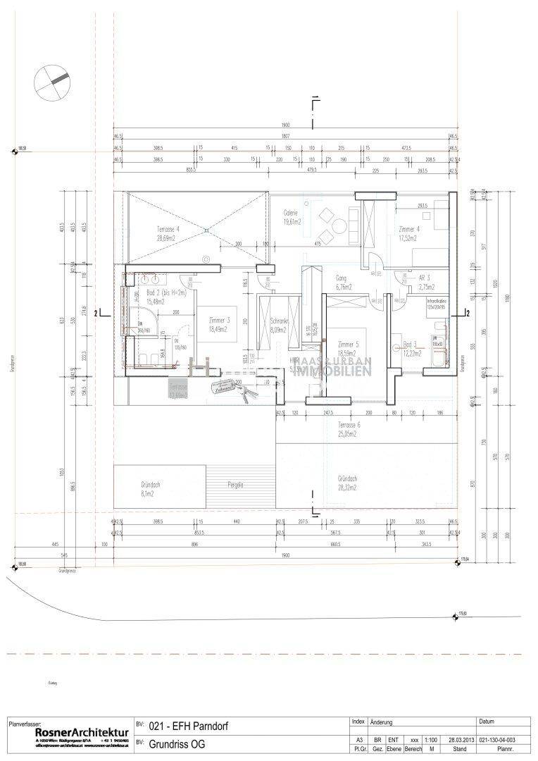 Grundriss Obergeschoss