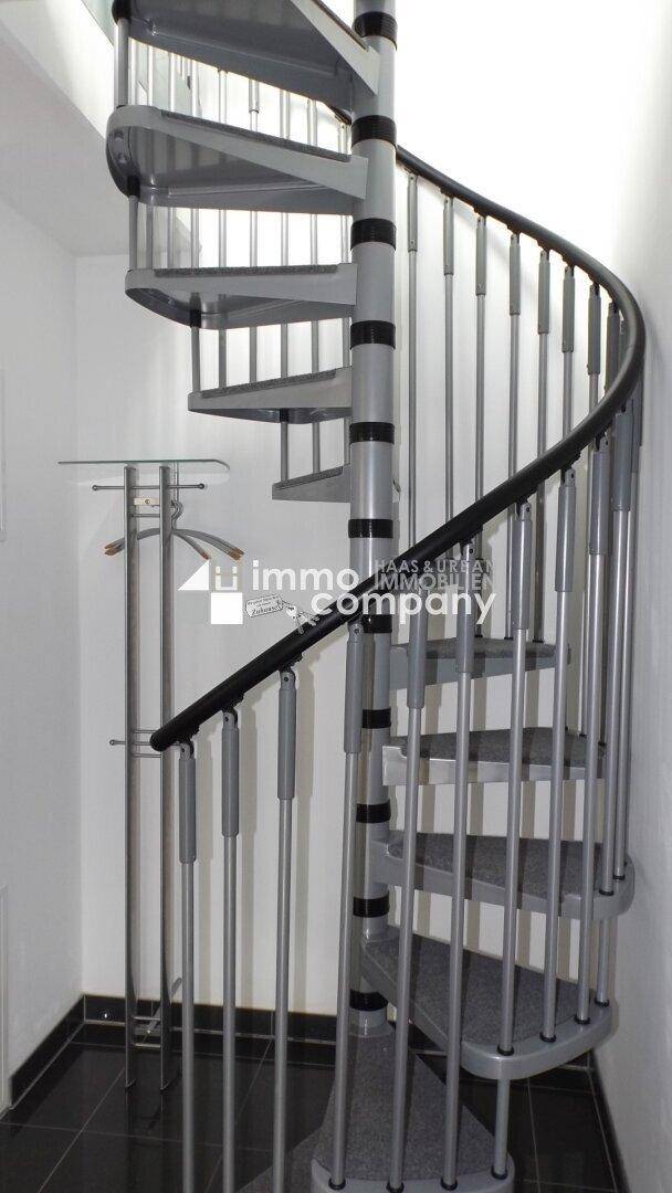 In luftige Höhen - die Wendeltreppe