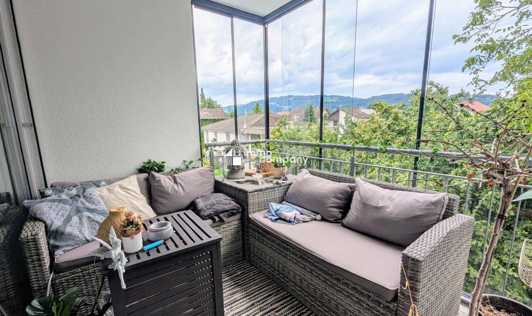 Loggia / Westausrichtung
