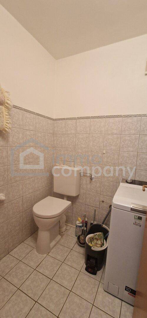 WC, Waschmaschinenanschluss,