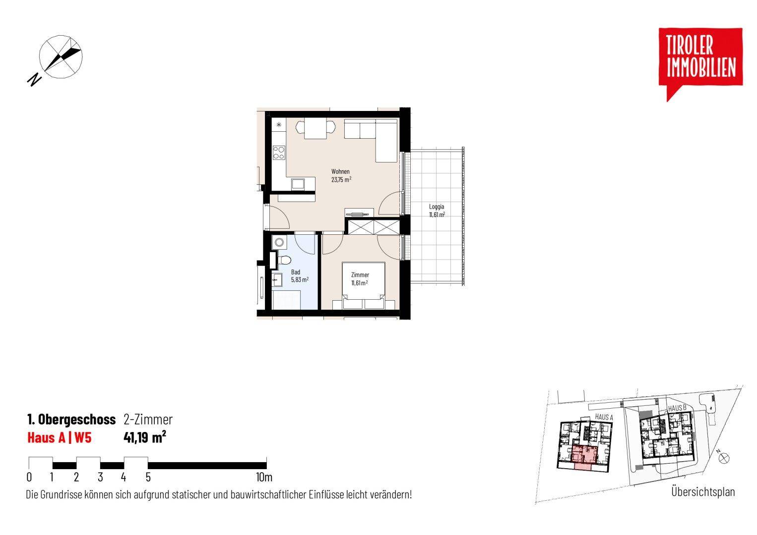 2-Zimmer-Wohnung im 1.OG in Oetz, provisionsfrei - Više