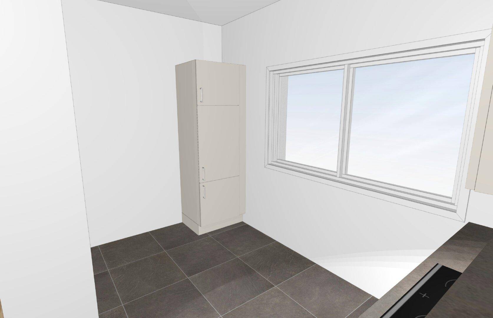 Visualisierung neuer Kühlschrank