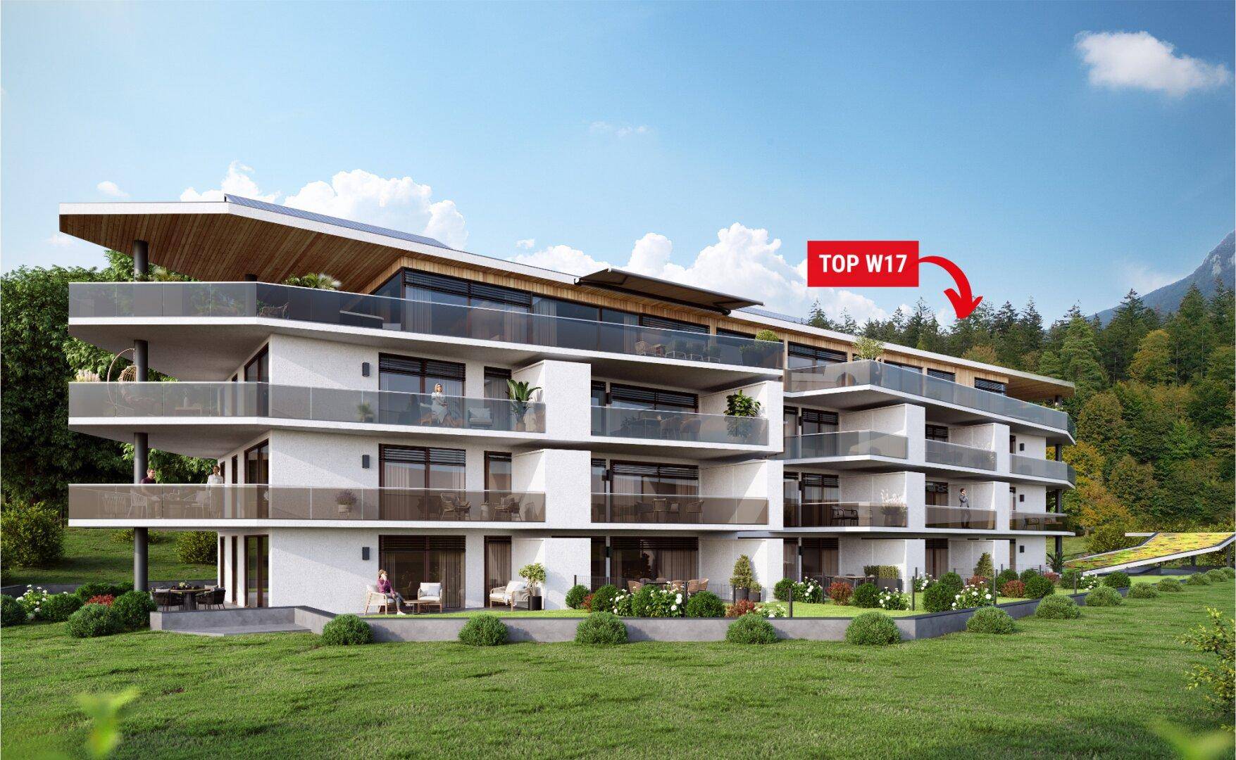 Premium Südost-Penthouse mit 152 m² Panoramaterrasse – Naturresidenz Kaiseraufstieg - Ansicht 3