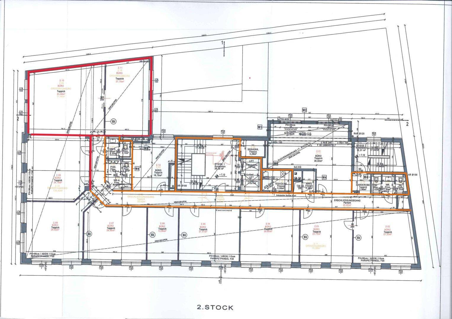 Stilvolles, modernes 2-Zimmer-Büro in Top-Lage direkt beim Westbahnhof - Top 2.10 - Ansicht 4