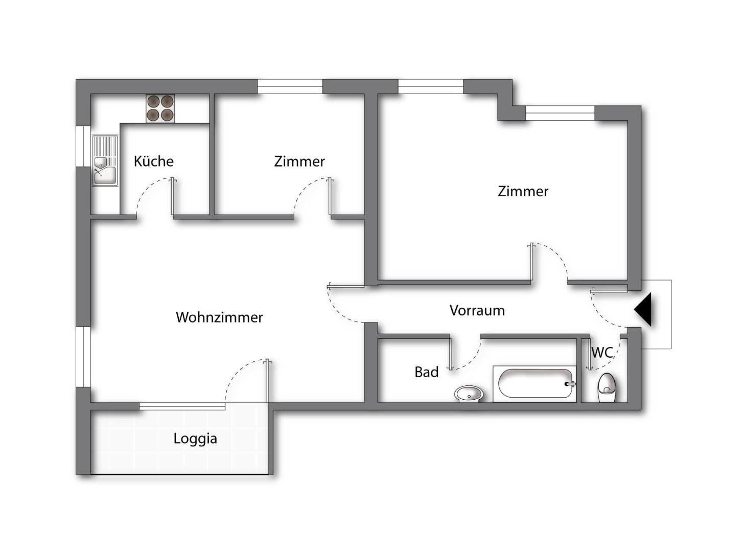 Wohnungsplan